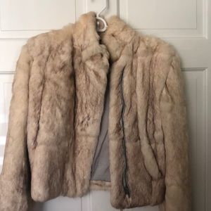 80’s vintage rabbit fur jacket from Iceland